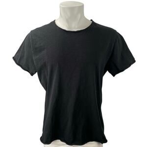 Pull & Bear Men's Black Crewneck Short Sleeve Basic Casual Tee T-shirt Top Sz XL